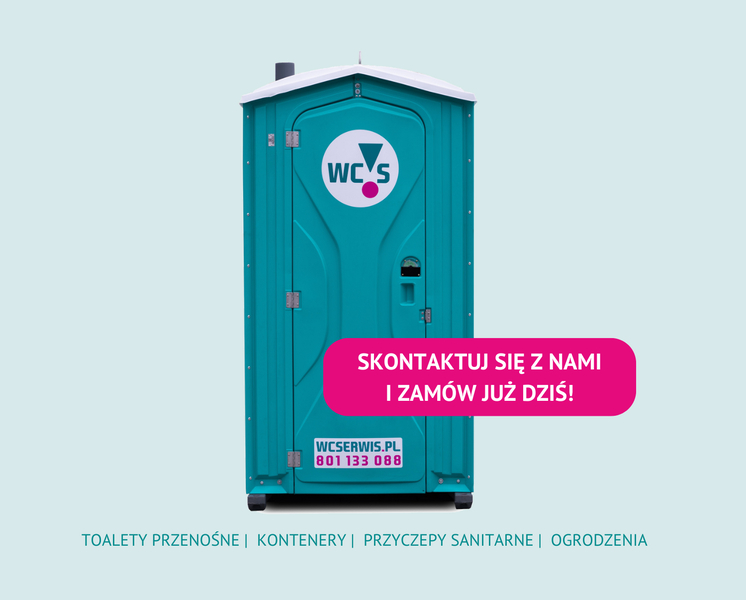 Zdjęcie na okładce dla WC SERWIS - Toalety przenośne - WYNAJEM - Na budowę, Na imprezę